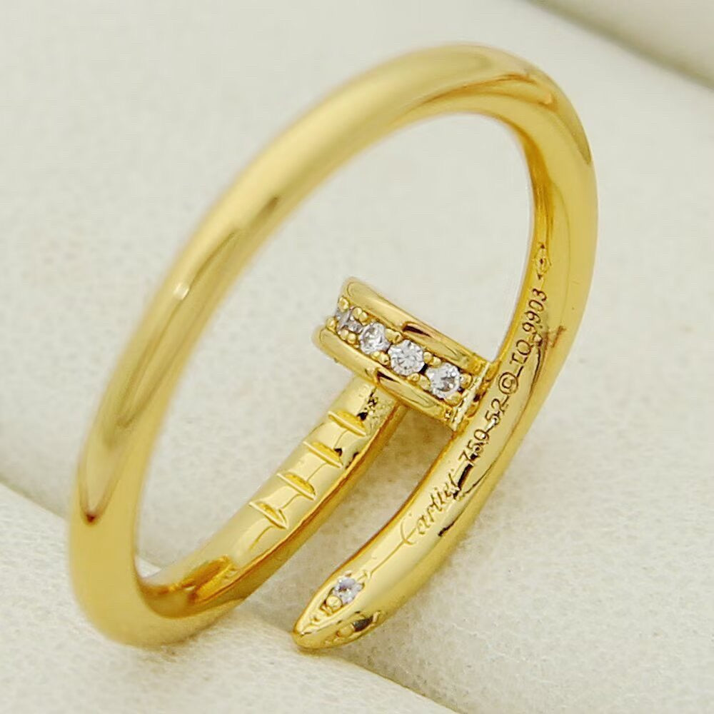 [NOBLE AURA] JUSTE 1.8MM HALF DIAMOND RING