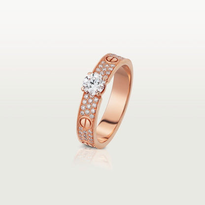 [NOBLE AURA] LOVE RING 3.6MM 1 BIG DIAMOND FULL DIAMOND