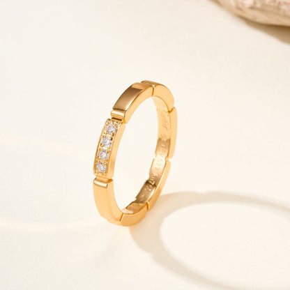[NOBLE AURA] MAILLON PANTHERE 4 DIAMOND RING