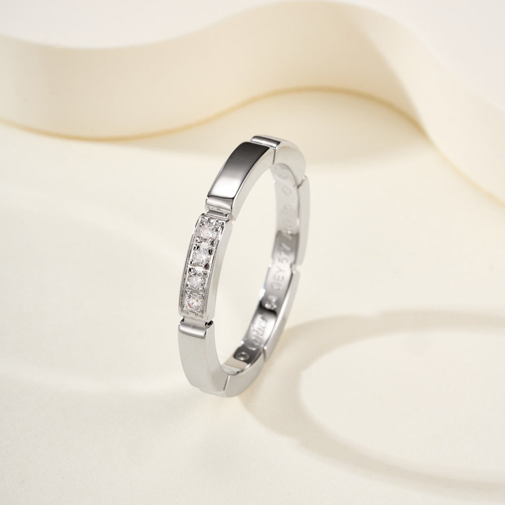 [NOBLE AURA] MAILLON PANTHERE 4 DIAMOND RING