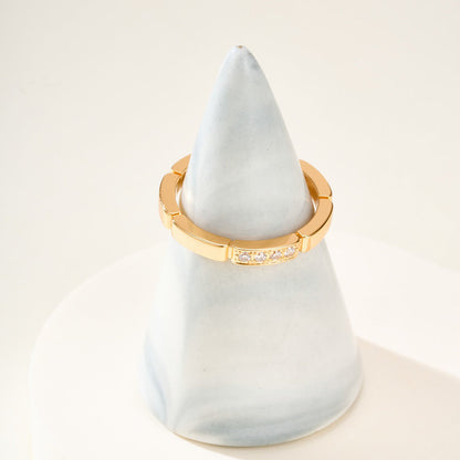 [NOBLE AURA] MAILLON PANTHERE 4 DIAMOND RING