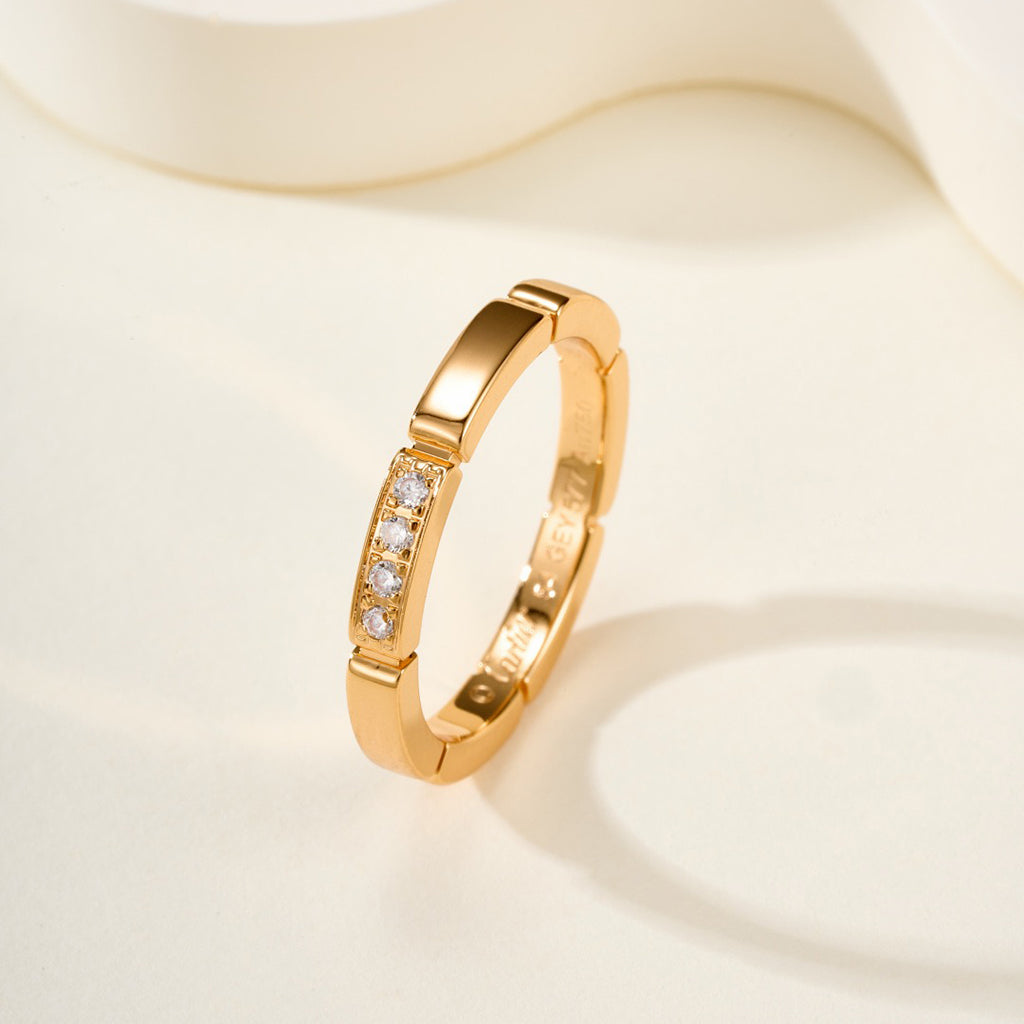 [NOBLE AURA] MAILLON PANTHERE 4 DIAMOND RING