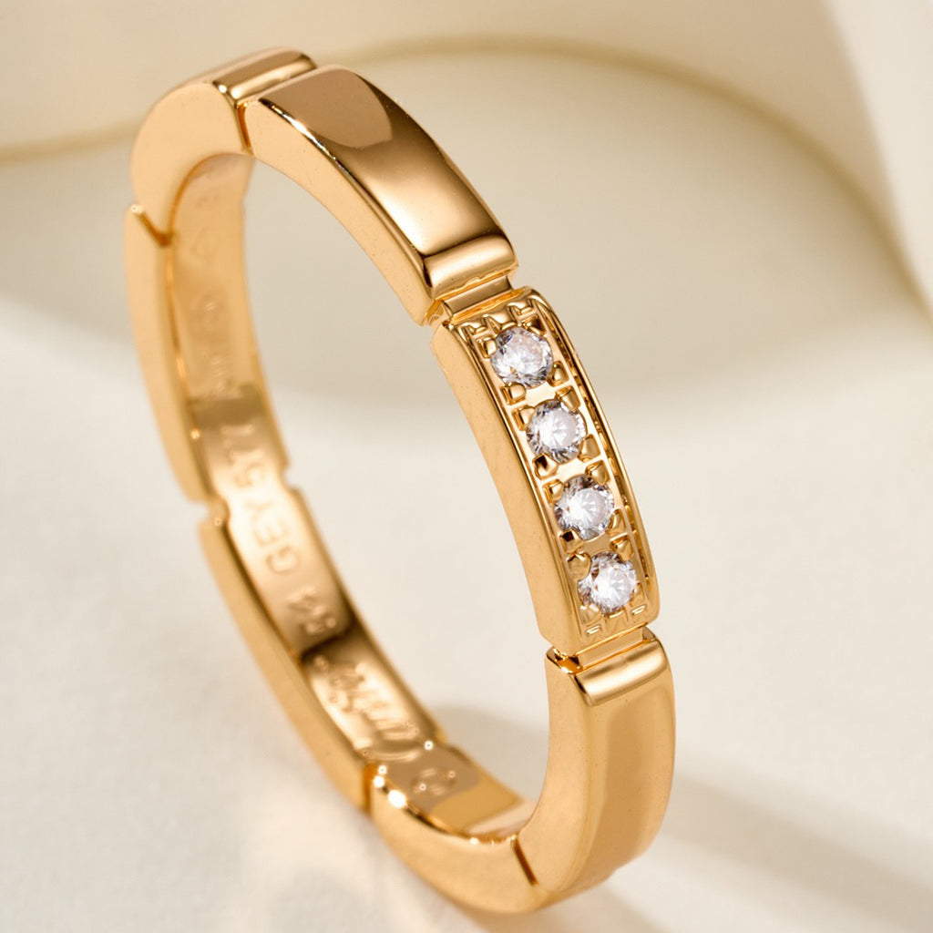 [NOBLE AURA] MAILLON PANTHERE 4 DIAMOND RING