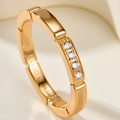 [NOBLE AURA] MAILLON PANTHERE 4 DIAMOND RING