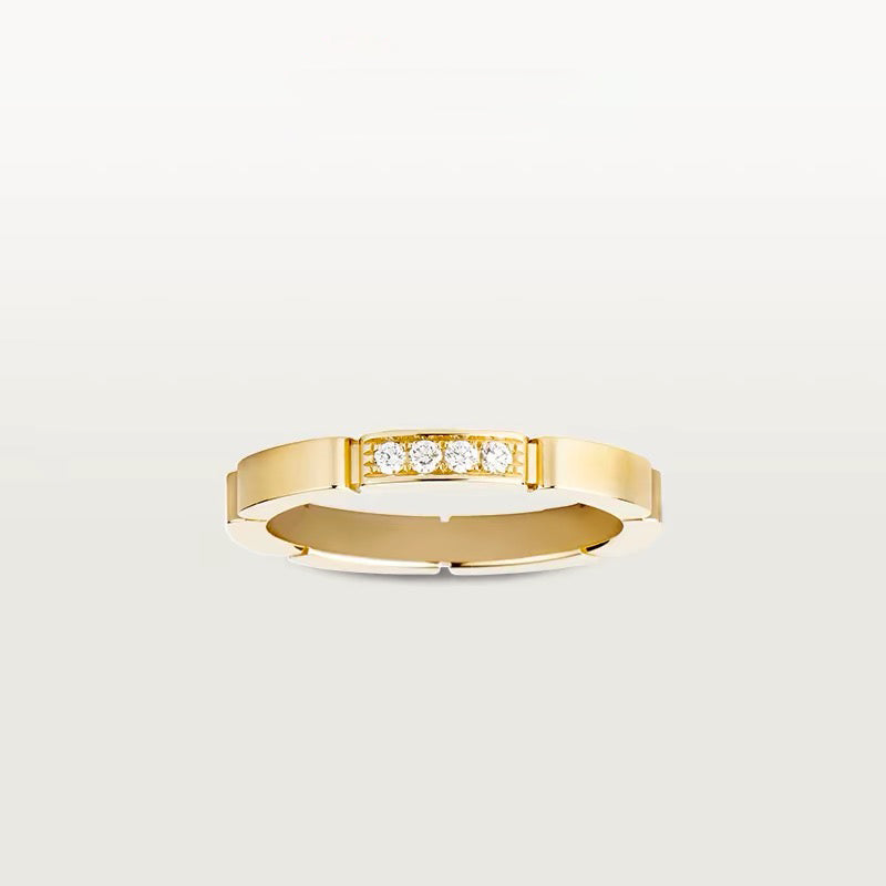 [NOBLE AURA] MAILLON PANTHERE 4 DIAMOND RING
