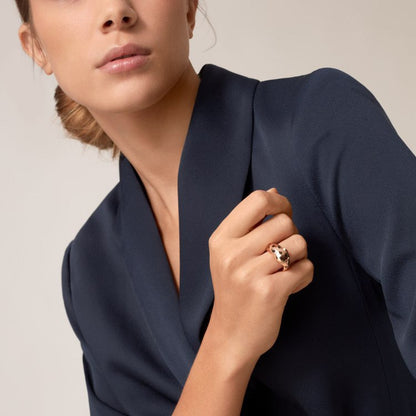 [NOBLE AURA] PANTHERE SPOTTED MEDIUM RING
