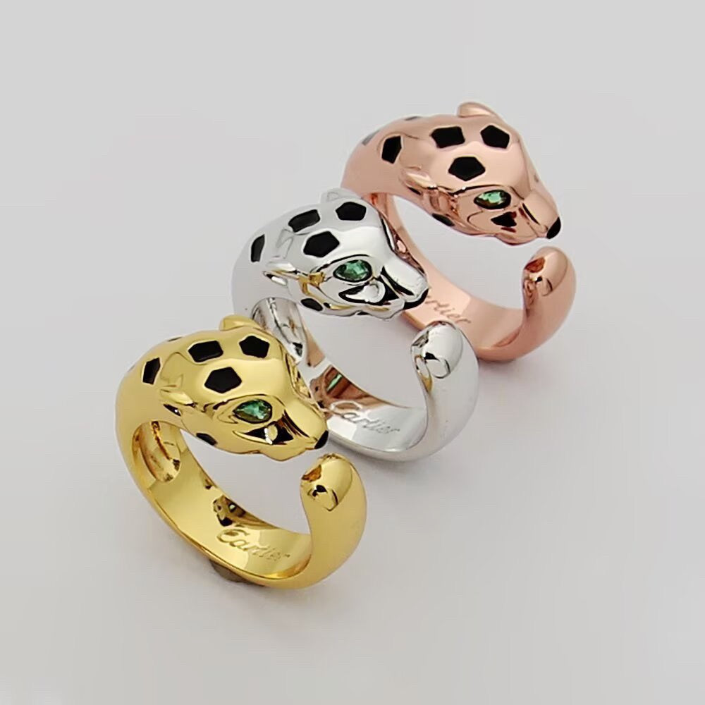 [NOBLE AURA] PANTHERE SPOTTED MEDIUM RING