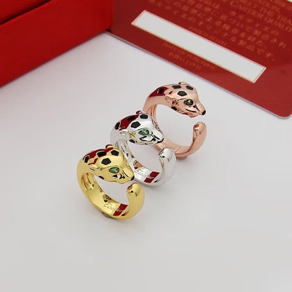 [NOBLE AURA] PANTHERE SPOTTED MEDIUM RING