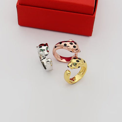 [NOBLE AURA] PANTHERE SPOTTED MEDIUM RING