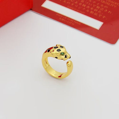 [NOBLE AURA] PANTHERE SPOTTED MEDIUM RING