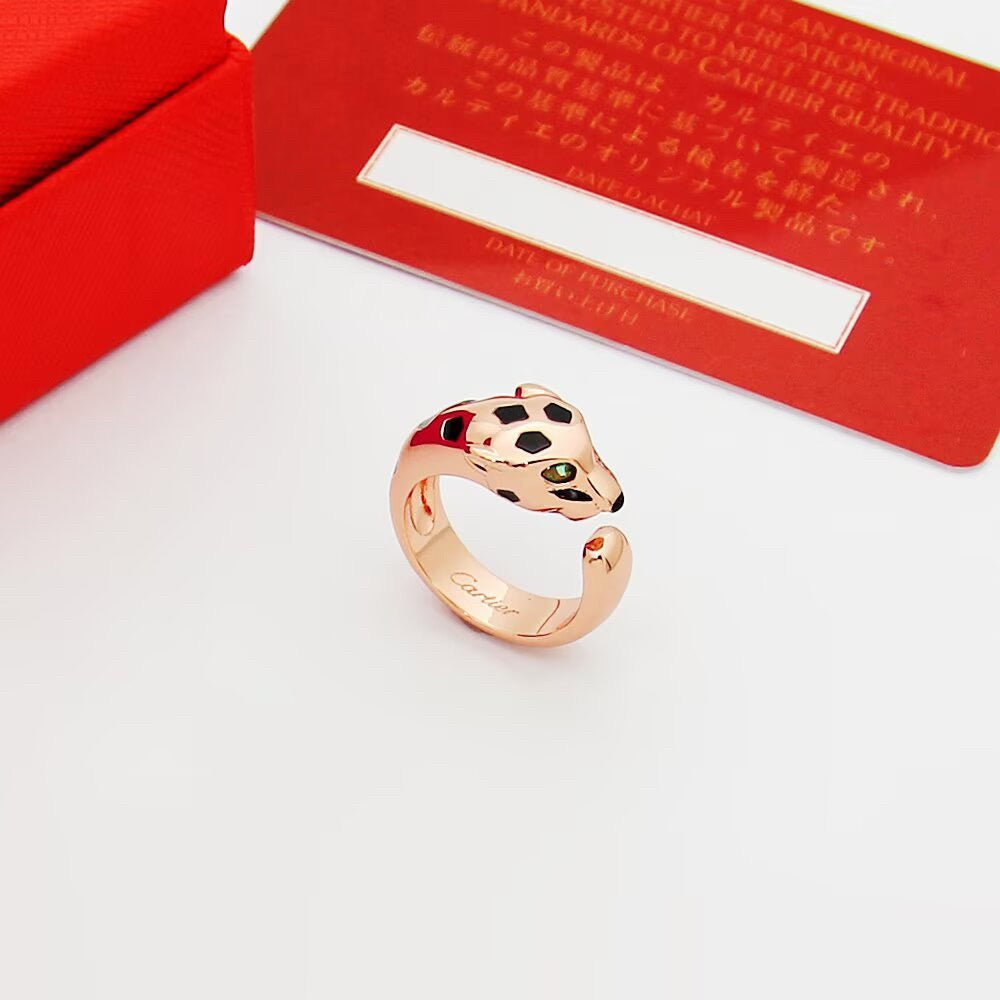 [NOBLE AURA] PANTHERE SPOTTED MEDIUM RING