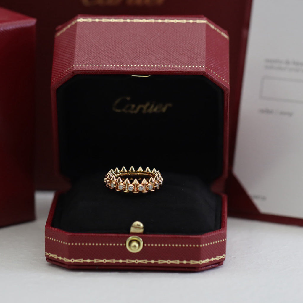 [NOBLE AURA] CLASH 6.8MM DIAMOND MEDIUM RING