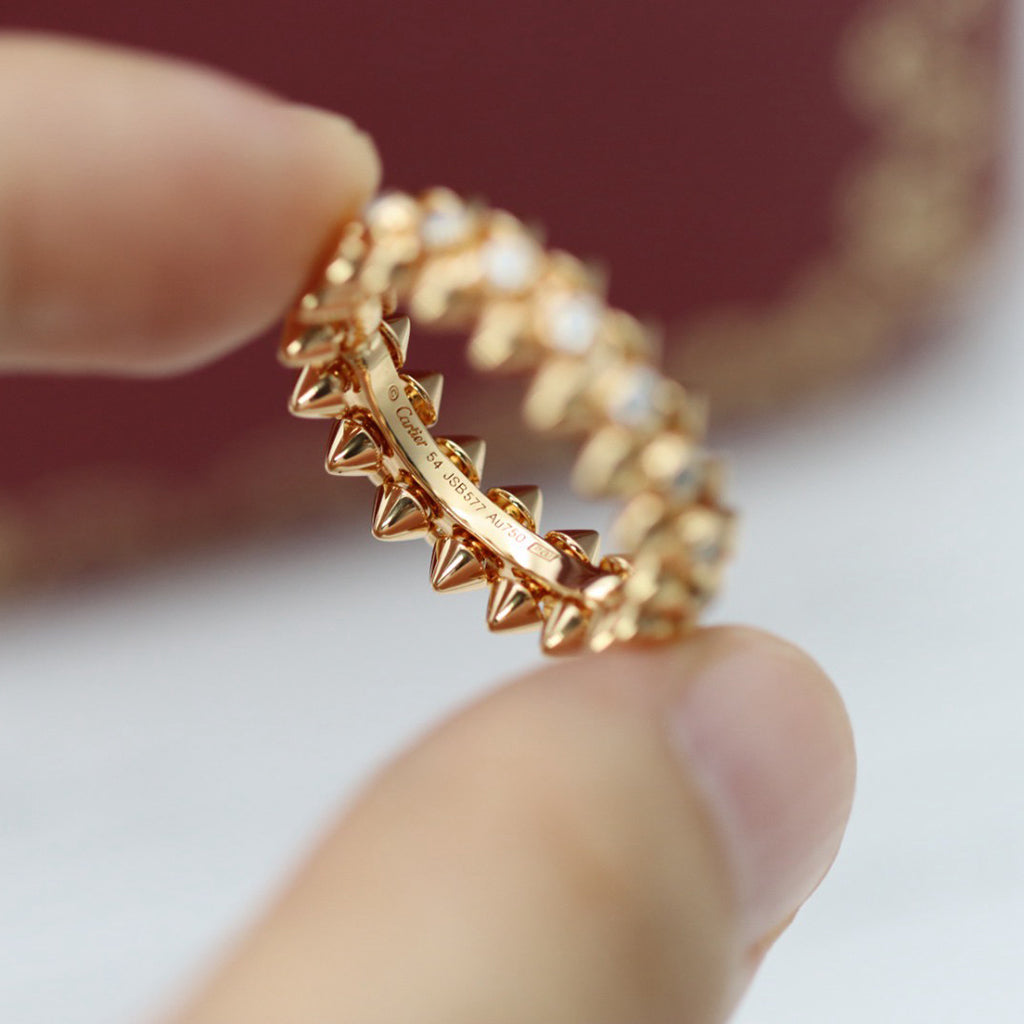[NOBLE AURA] CLASH 6.8MM DIAMOND MEDIUM RING