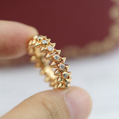 [NOBLE AURA] CLASH 6.8MM DIAMOND MEDIUM RING