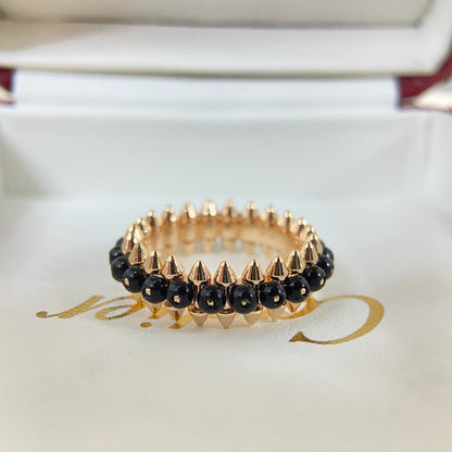 [NOBLE AURA] CLASH 7.9MM AGATE CHALCEDONY RING