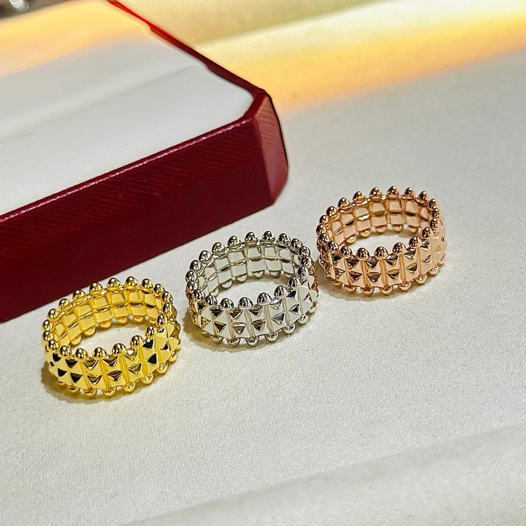 [NOBLE AURA] CLASH 9.2MM DOUBLE ROW RING