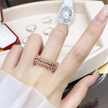 [NOBLE AURA] CLASH 9.2MM DOUBLE ROW RING