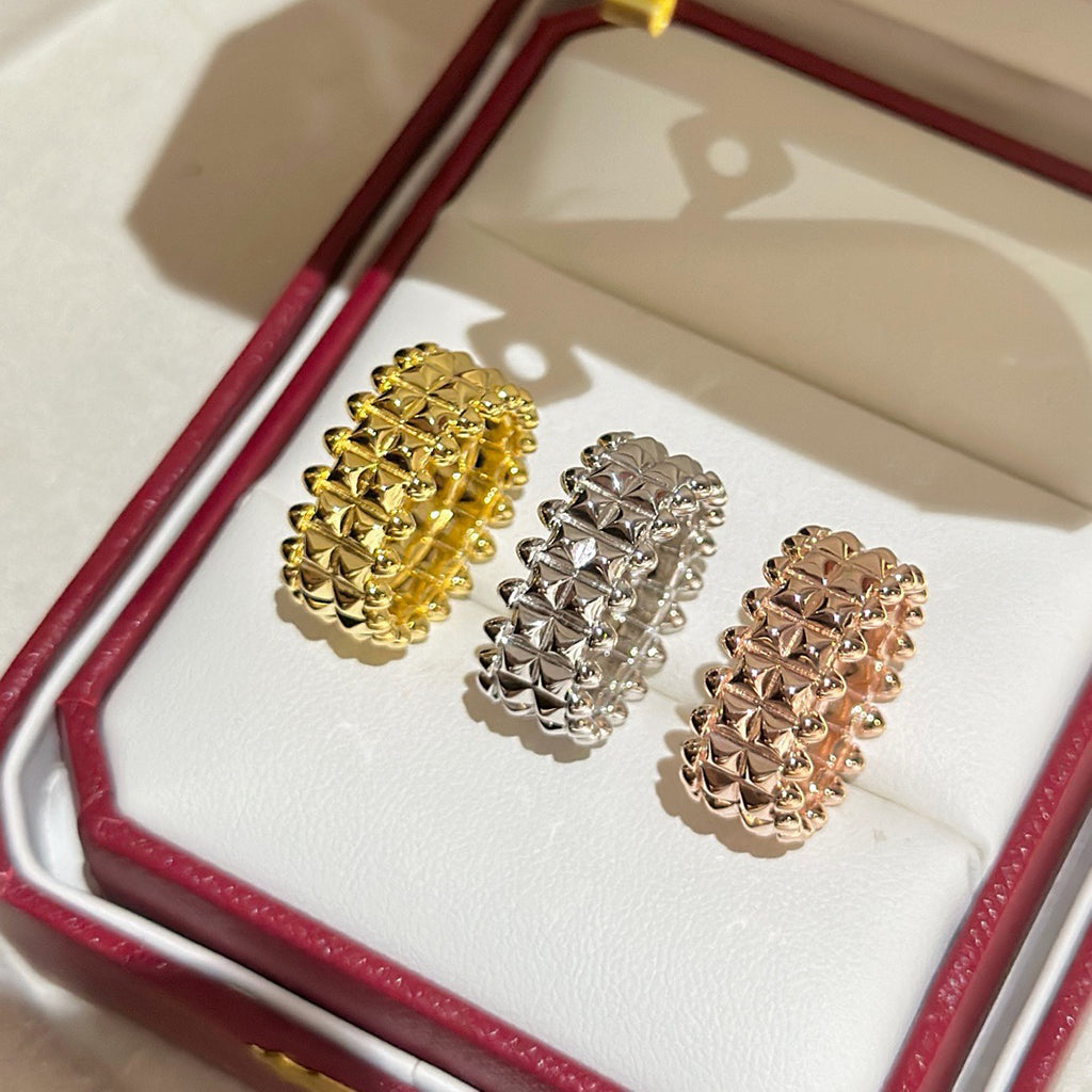 [NOBLE AURA] CLASH 9.2MM DOUBLE ROW RING