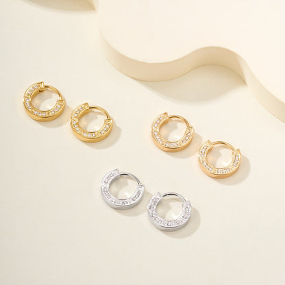[NOBLE AURA] LOVE DIAMOND EARRINGS