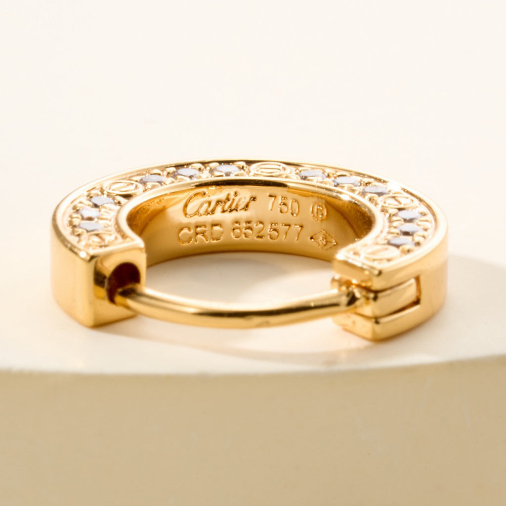 [NOBLE AURA] LOVE DIAMOND EARRINGS