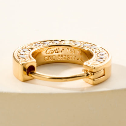 [NOBLE AURA] LOVE DIAMOND EARRINGS