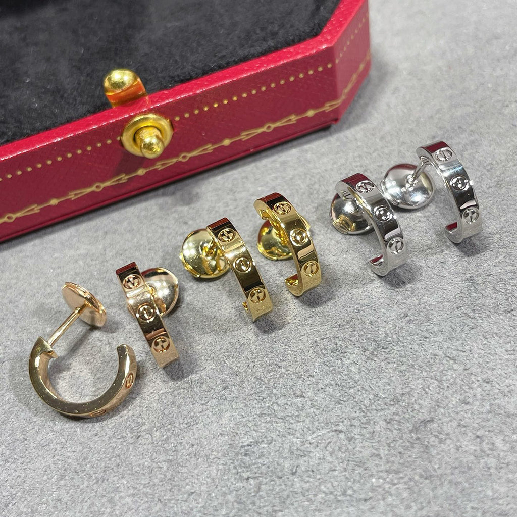 [NOBLE AURA] LOVE EARRINGS 2.65 MM NO DIAMOND SMALL