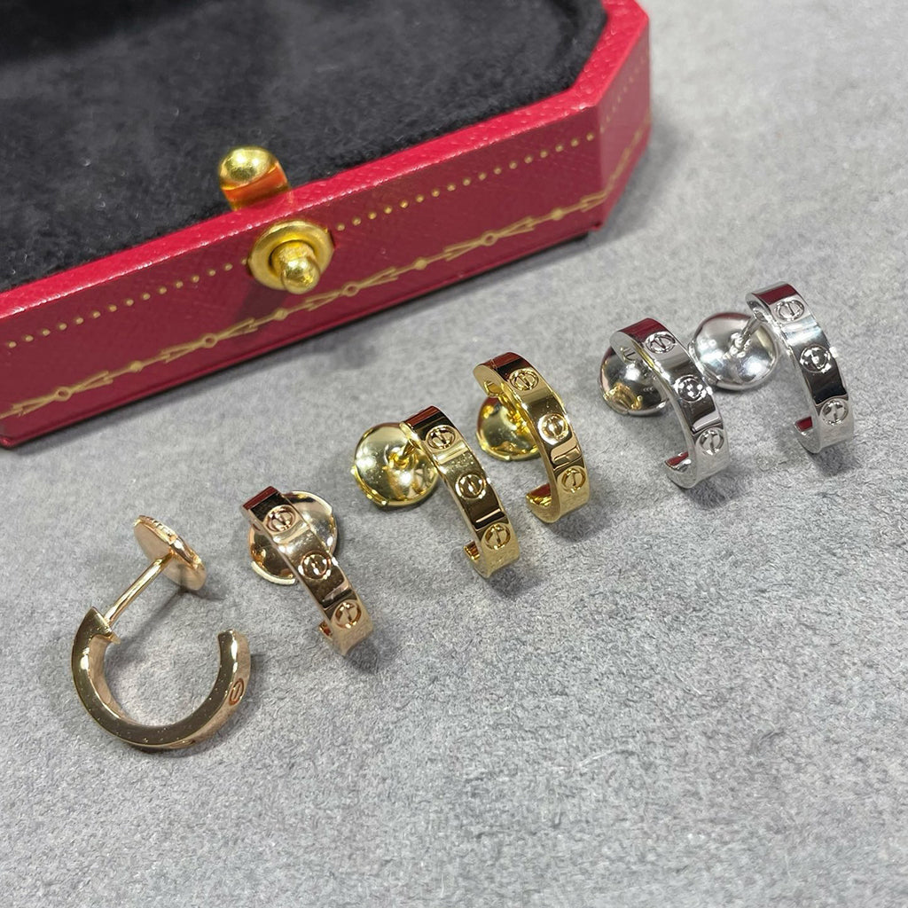 [NOBLE AURA] LOVE EARRINGS 2.65 MM NO DIAMOND SMALL