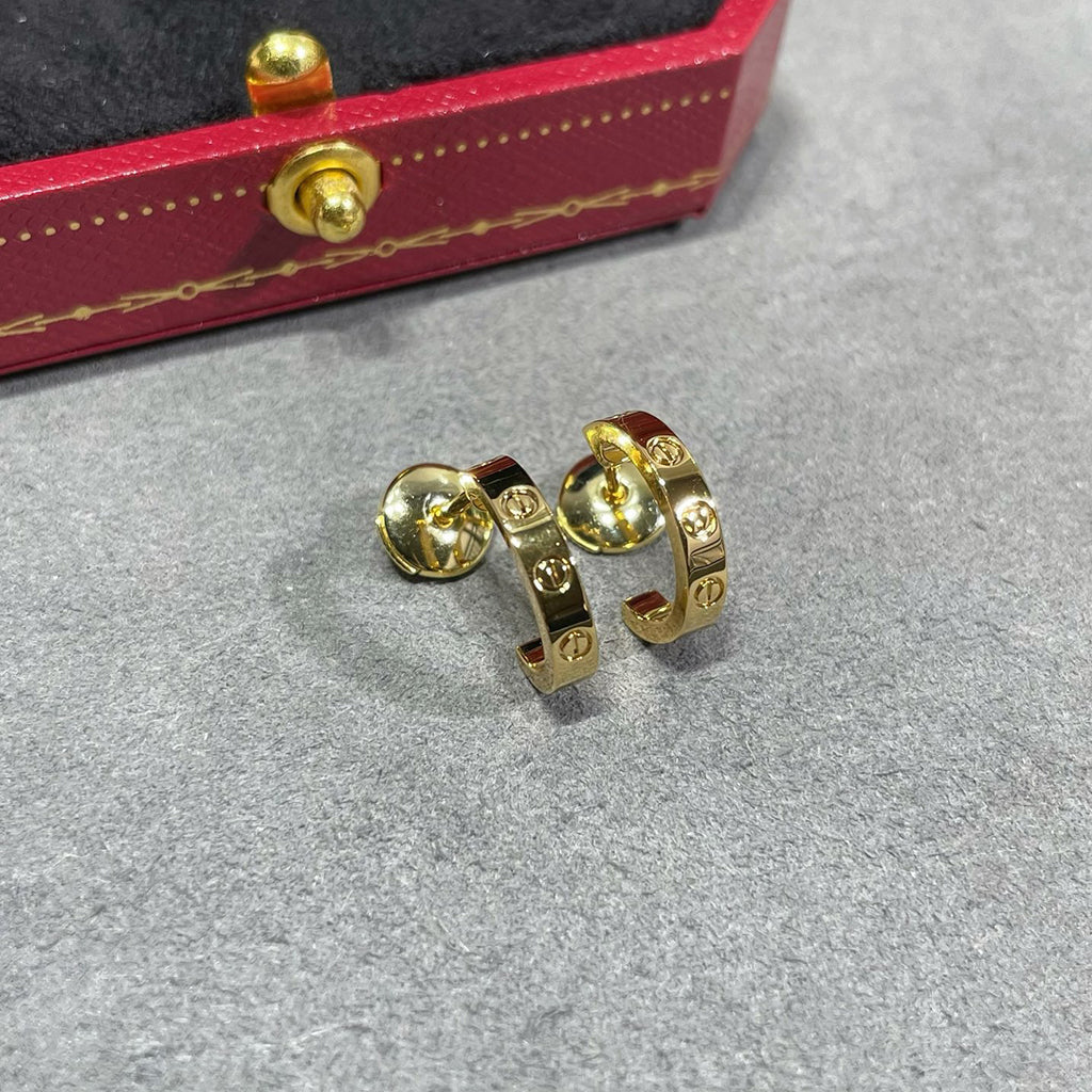 [NOBLE AURA] LOVE EARRINGS 2.65 MM NO DIAMOND SMALL