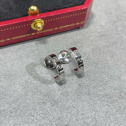 [NOBLE AURA] LOVE EARRINGS 2.65 MM NO DIAMOND SMALL