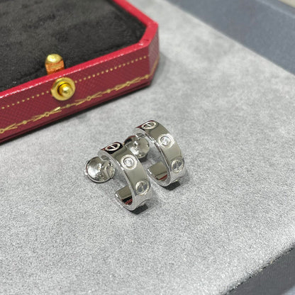 [NOBLE AURA] LOVE EARRINGS 5.7MM 2 DIAMONDS