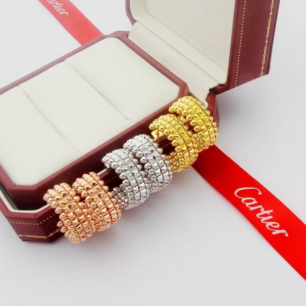 [NOBLE AURA] CLASH 9.2MM DOUBLE ROW EARRINGS