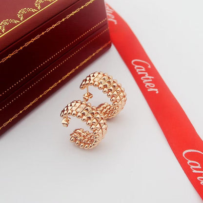 [NOBLE AURA] CLASH 9.2MM DOUBLE ROW EARRINGS