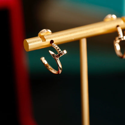 [NOBLE AURA] JUSTE NO DIAMOND SMALL EARRINGS