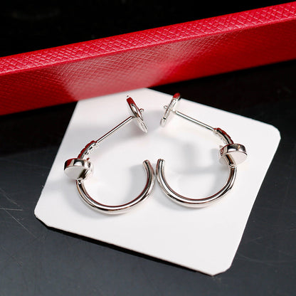 [NOBLE AURA] JUSTE NO DIAMOND SMALL EARRINGS