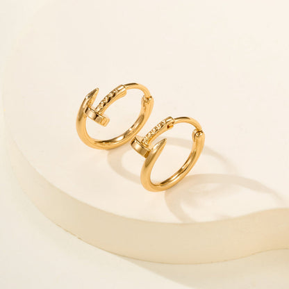 [NOBLE AURA] JUSTE NO DIAMOND MINI EARRINGS