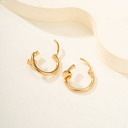 [NOBLE AURA] JUSTE NO DIAMOND MINI EARRINGS