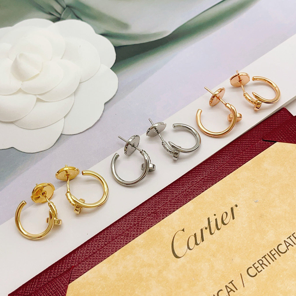 [NOBLE AURA] JUSTE NO DIAMOND MINI EARRINGS