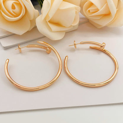 [NOBLE AURA] JUSTE NO DIAMOND LARGE EARRINGS