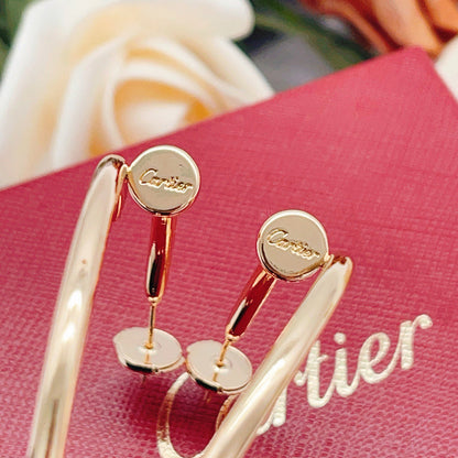 [NOBLE AURA] JUSTE NO DIAMOND LARGE EARRINGS