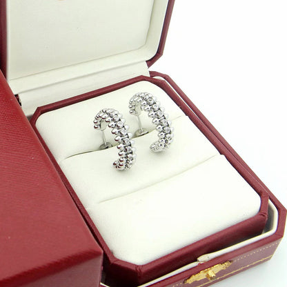 [NOBLE AURA] CLASH FULL DIAMOND MEDIUM EARRINGS