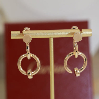 [NOBLE AURA] JUSTE NO DIAMOND DOUBLE EARRINGS