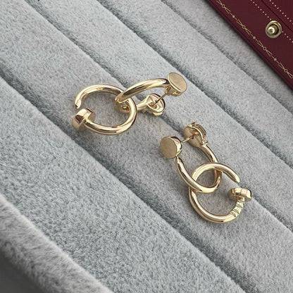 [NOBLE AURA] JUSTE NO DIAMOND DOUBLE EARRINGS