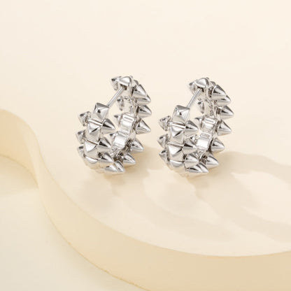 [NOBLE AURA] CLASH MINI HOOP EARRINGS