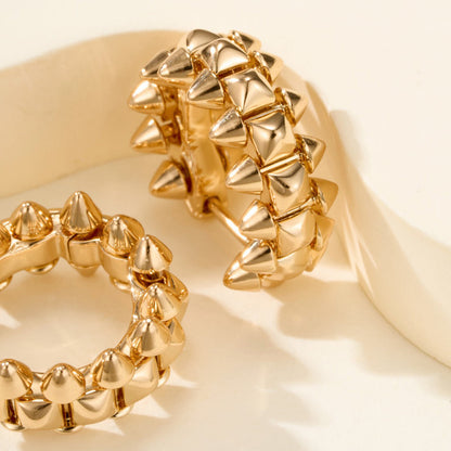 [NOBLE AURA] CLASH MINI HOOP EARRINGS