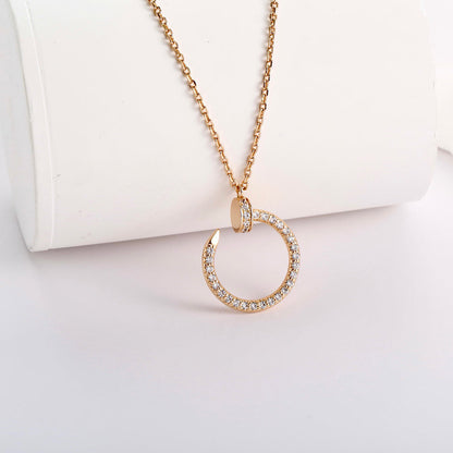 [NOBLE AURA]JUSTE NECKLACE FULL DIAMOND
