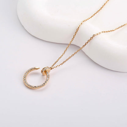 [NOBLE AURA]JUSTE NECKLACE FULL DIAMOND