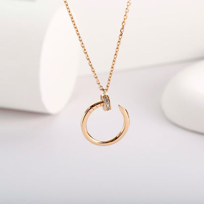 [NOBLE AURA]JUSTE NECKLACE FULL DIAMOND