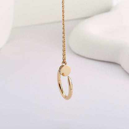 [NOBLE AURA]JUSTE NECKLACE FULL DIAMOND