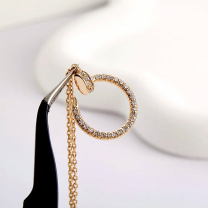 [NOBLE AURA]JUSTE NECKLACE FULL DIAMOND