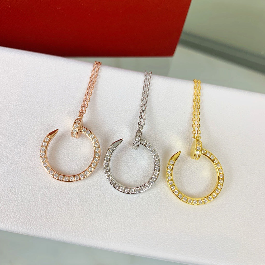 [NOBLE AURA]JUSTE NECKLACE FULL DIAMOND